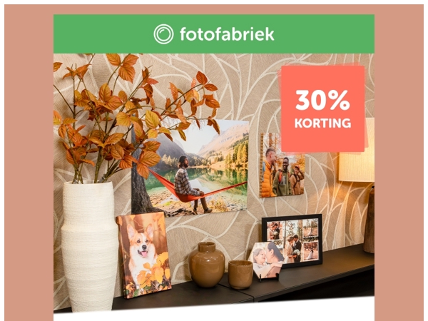 Ontwerp wanddecoratie nu met 30% korting