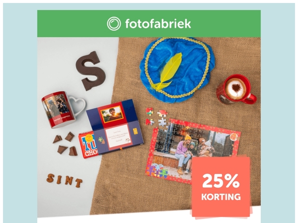 Bestel vandaag nog voor pakjesavond!