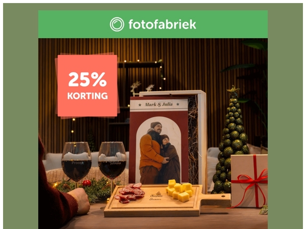 Kerstfavorieten nu met 25% korting