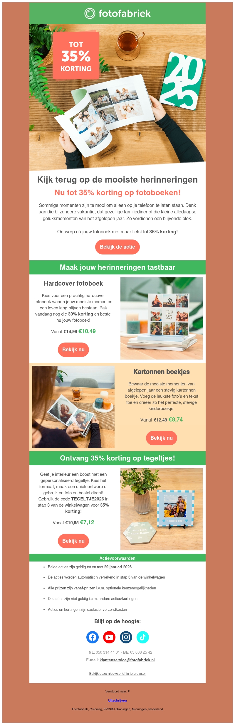 Bestel jouw fotoboek met nog meer korting! Bestel jouw fotoboek met nog meer korting!