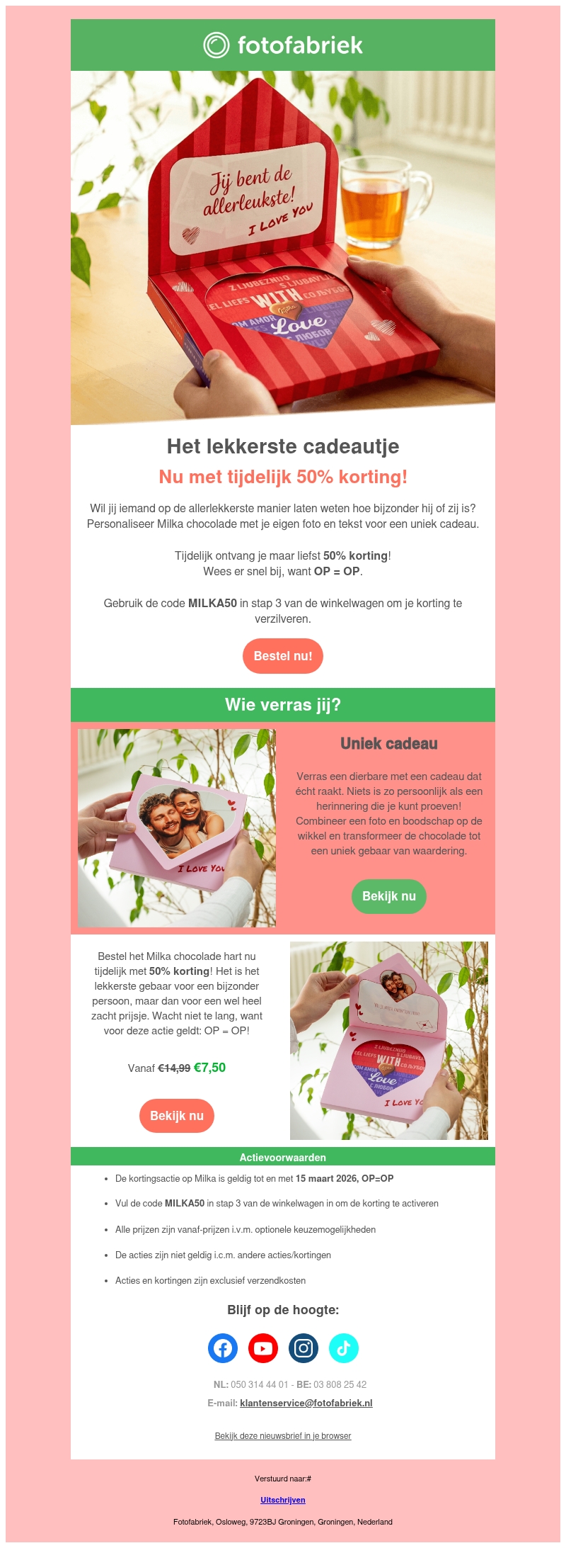 Een lief gebaar voor een klein prijsje... Een lief gebaar voor een klein prijsje...