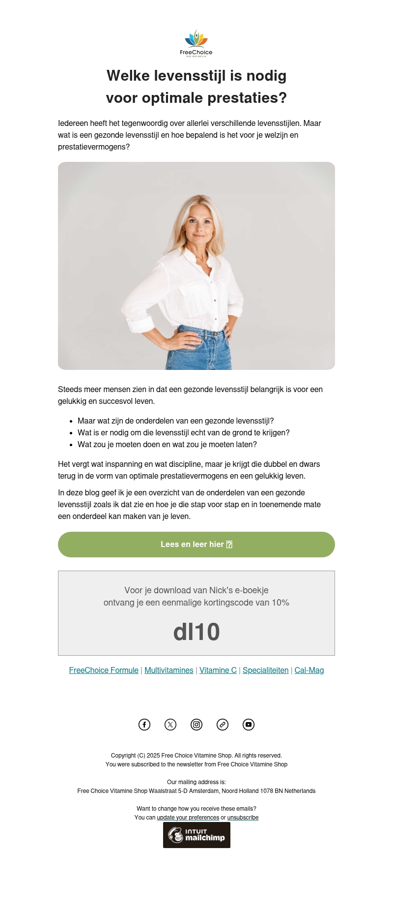 😇 Welke levensstijl is nodig voor optimale prestaties? 😇 Welke levensstijl is nodig voor optimale prestaties?