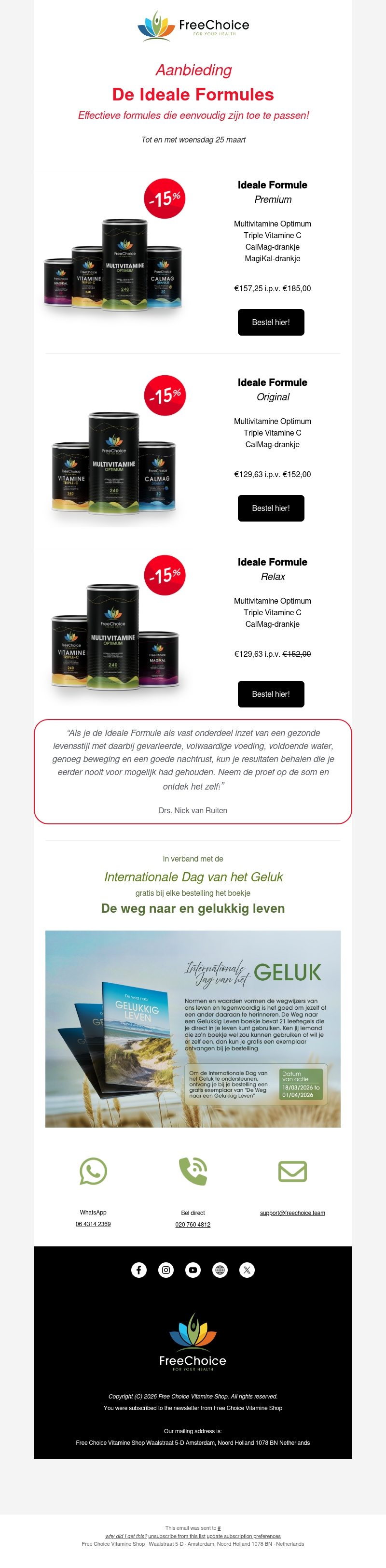 ✨✨ Aanbieding: Ideale Formules ✨✨ Aanbieding: Ideale Formules