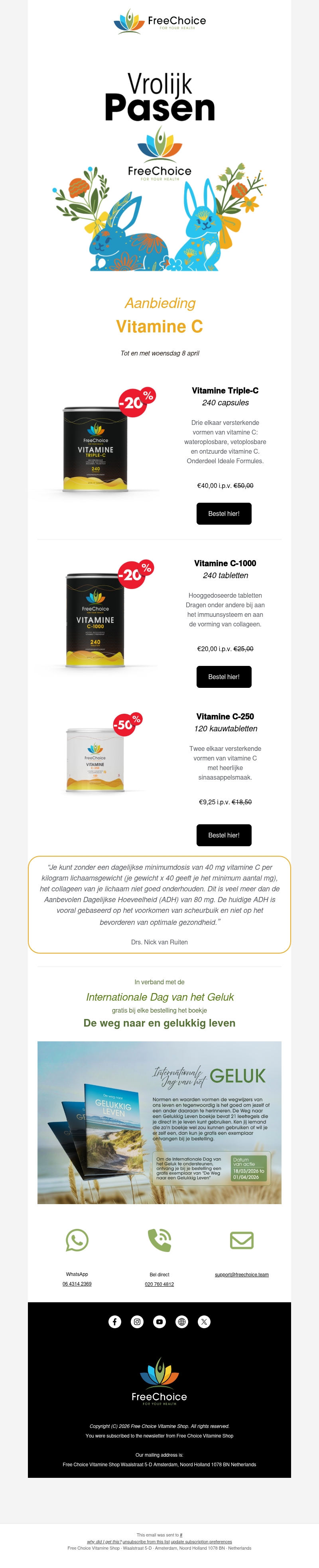 🍋 Aanbieding op alle Vitamine C 🍋 Aanbieding op alle Vitamine C