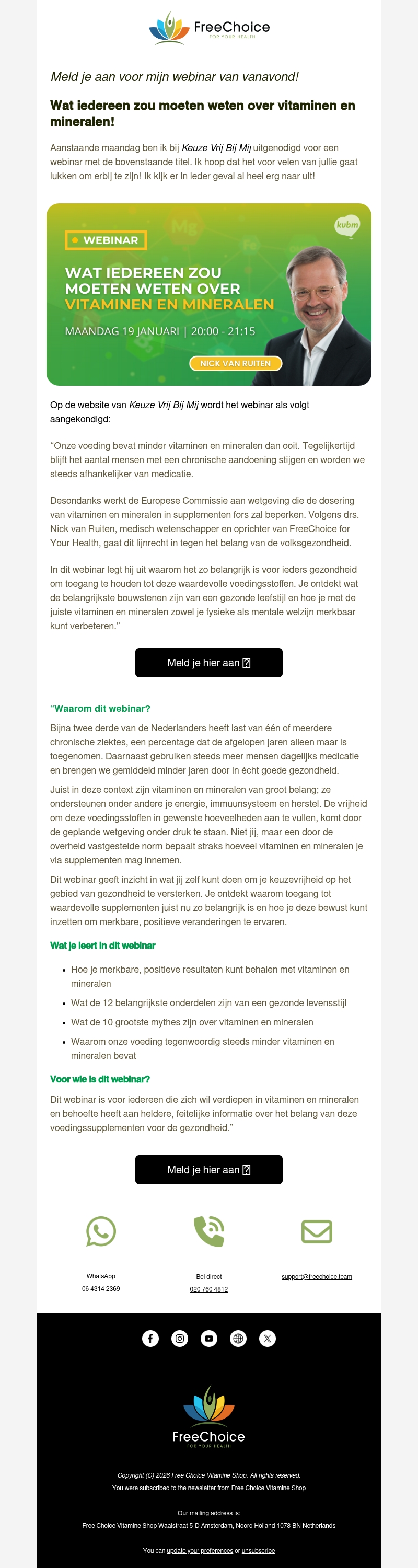 🎙️Vanavond: Wat iedereen zou moeten weten over vitaminen en mineralen! 🎙️Vanavond: Wat iedereen zou moeten weten over vitaminen en mineralen!