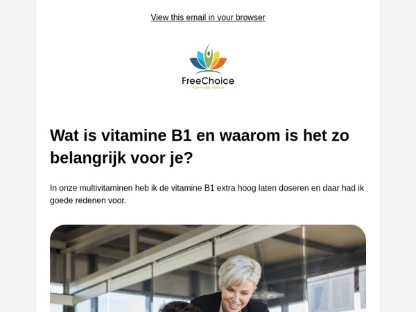 Wat is vitamine B1 en waarom is het zo belangrijk voor je?