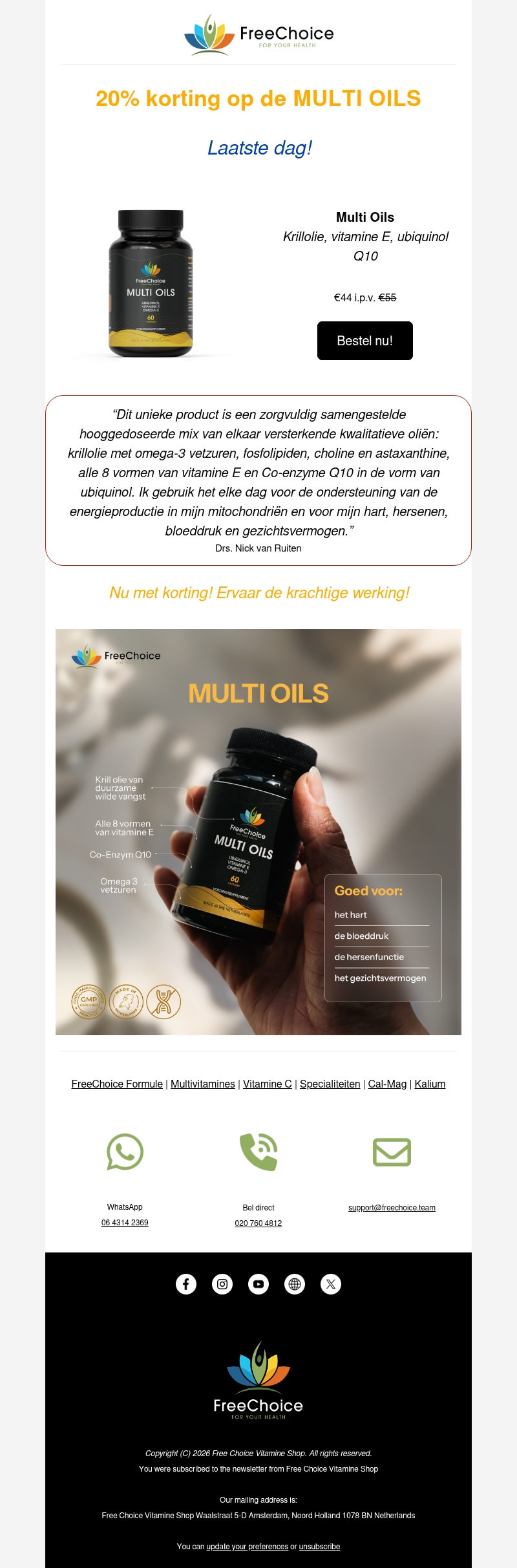 Laatste dag: 20% Korting op de MULTI OILS! π« π§‘ Laatste dag: 20% Korting op de MULTI OILS! π« π§‘