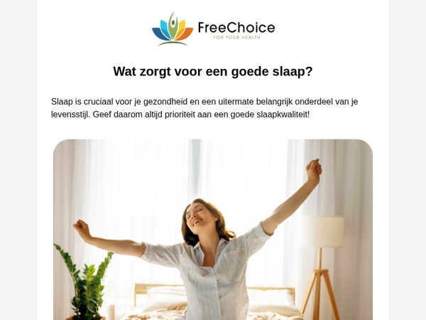 🛌 Wat zorgt voor een goede slaap?