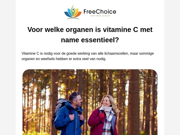 🥝 Welke organen hebben extra vitaminen C nodig?