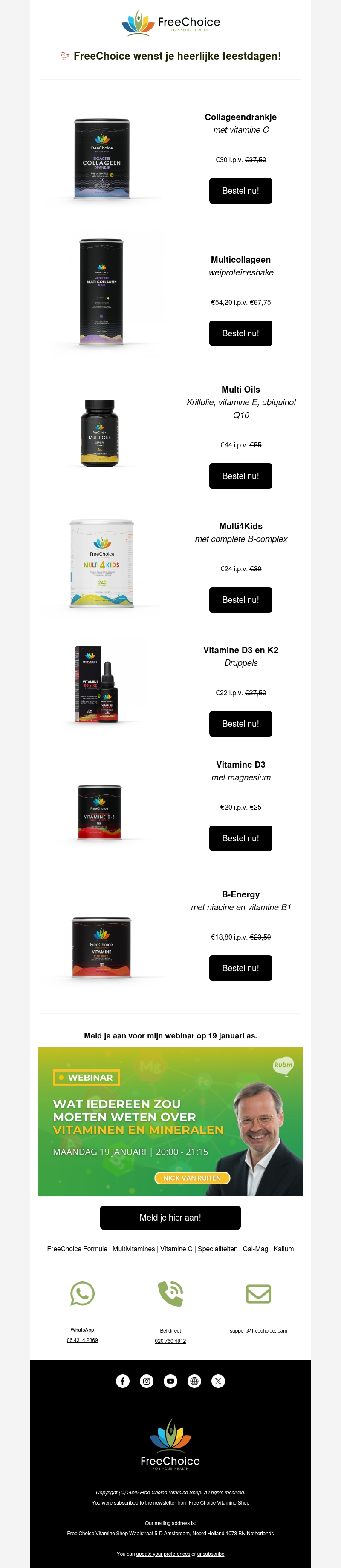 π
π Profiteer nog van onze kerstaanbiedingen π
π Profiteer nog van onze kerstaanbiedingen