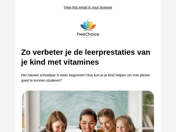Zo verbeter je de leerprestaties van je kind met vitamines