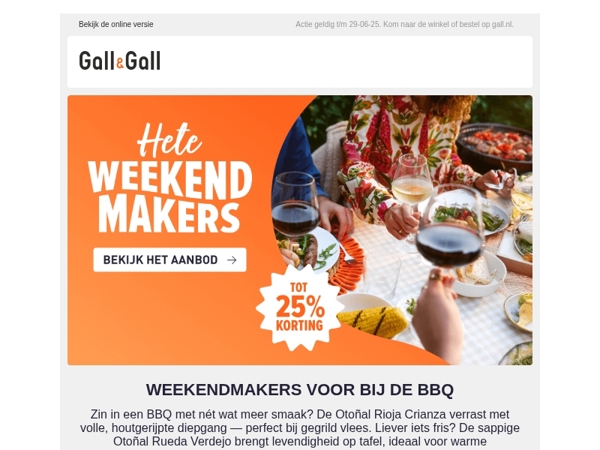 Wijnen voor jouw BBQ-avond