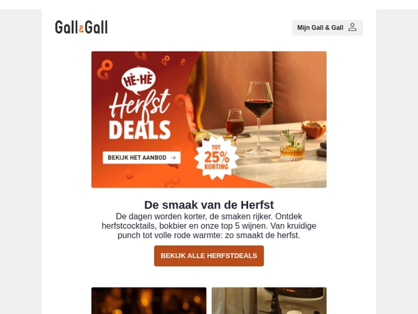 🍂 Zo smaakt de Herfst met korting