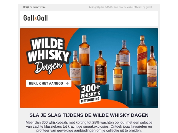 De Wilde Whisky Dagen zijn gestart