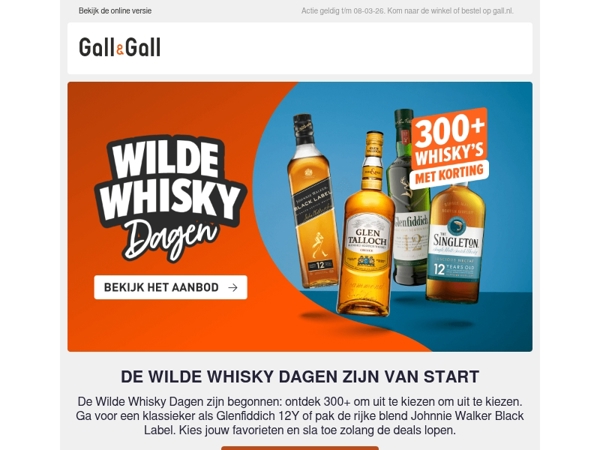 De Wilde Whisky Dagen zijn gestart 🥃