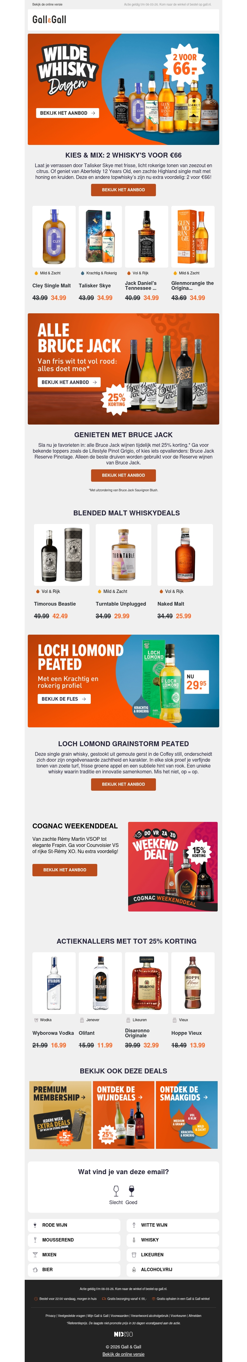 2 whisky's voor €66,- tijdens Wilde Whisky Dagen 2 whisky's voor €66,- tijdens Wilde Whisky Dagen