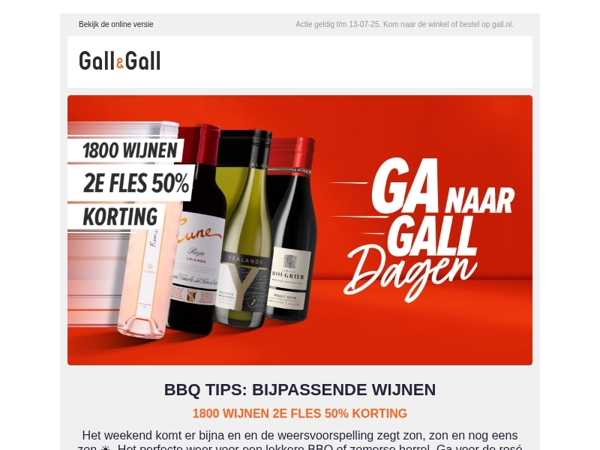 BBQ tips! De lekkerste wijnen voor dit zonnige weekend☀️