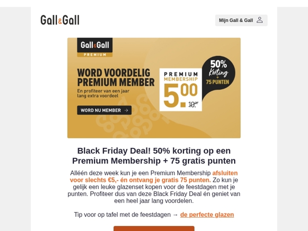 🖤50% korting + 75 punten op een Premium Membership🖤