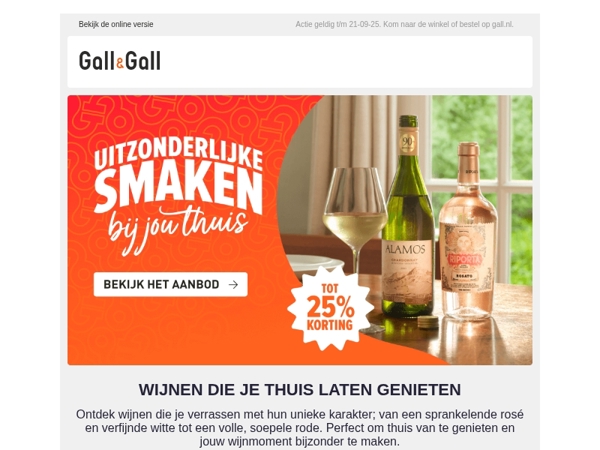 Uitzonderlijke wijnen voor elk moment