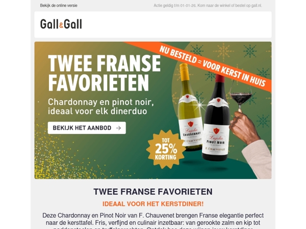 Nu besteld = voor Kerst in huis! ✨