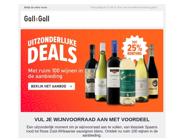 Ruim 100 wijndeals die je niet wilt missen 🌟