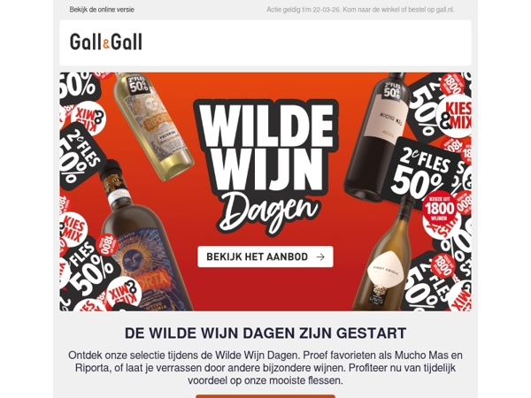 De Wilde Wijn Dagen zijn gestart! 🍷