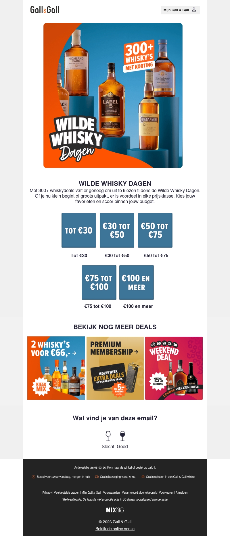 Whisky's binnen jouw budget Whisky's binnen jouw budget