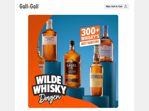 Whisky's binnen jouw budget