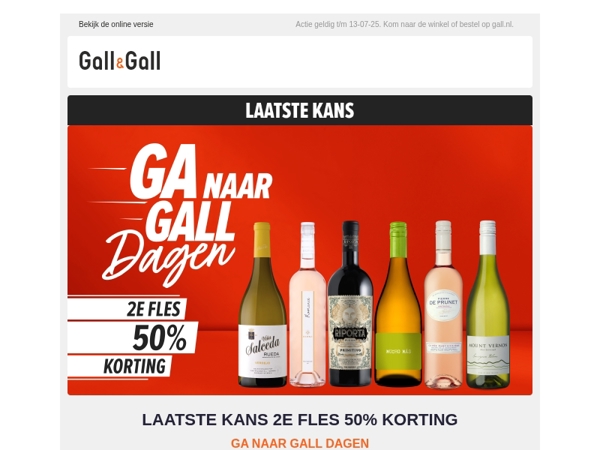 Laatste kans Ga Naar Gall Dagen ⏰
