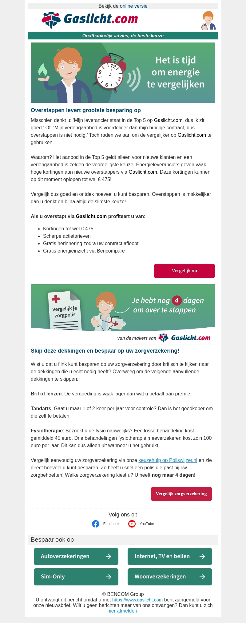 💵 Overstappen voordeliger dan verlengen 💵 Overstappen voordeliger dan verlengen