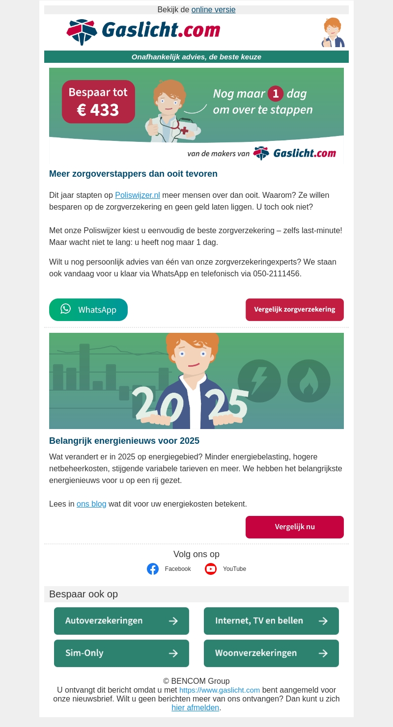 💶Recordaantal overstappers zorg - vergelijkt u ook? 💶Recordaantal overstappers zorg - vergelijkt u ook?