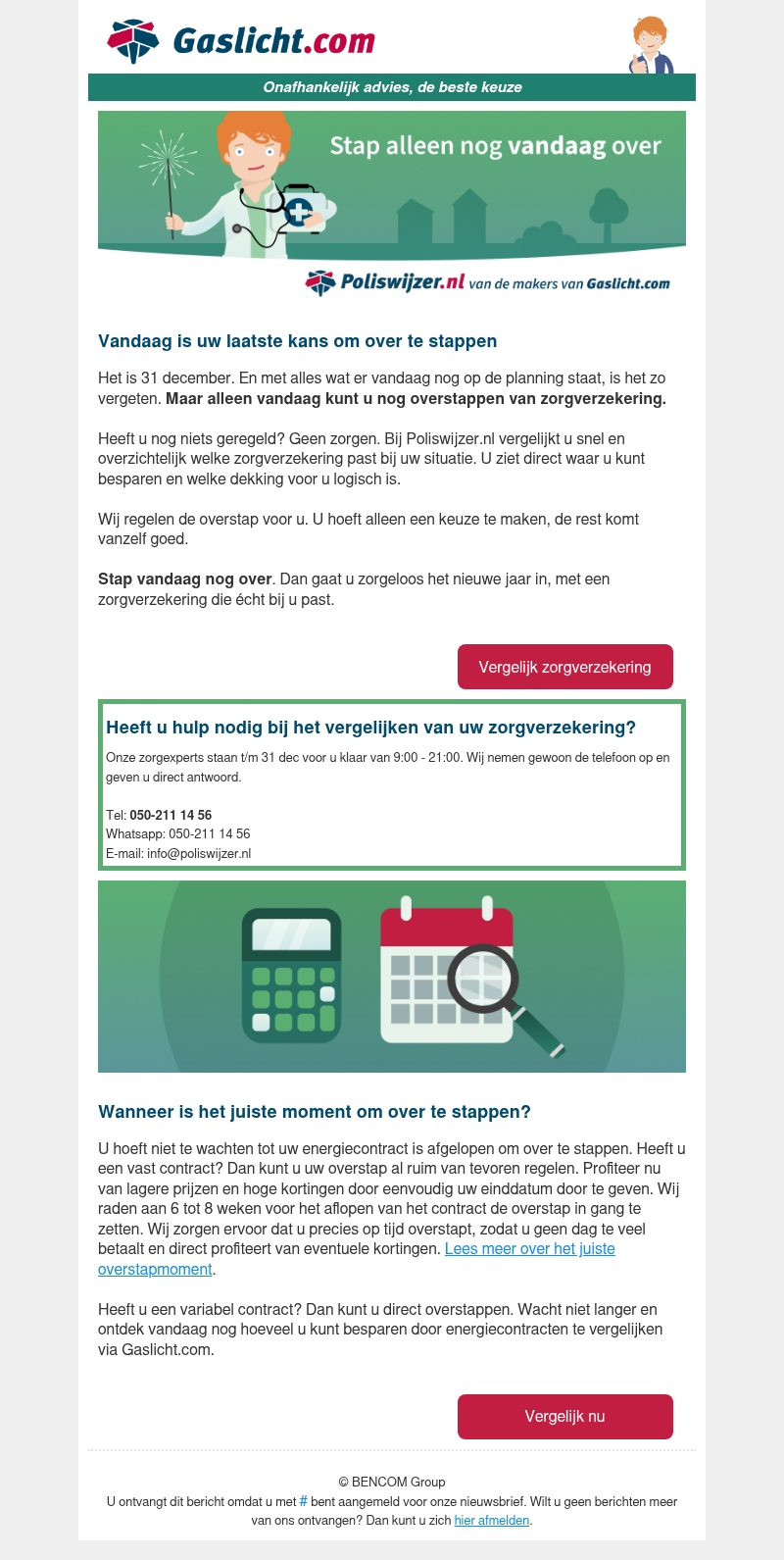 ⏰ Alleen vandaag nog, stap over voor zorg ⏰ Alleen vandaag nog, stap over voor zorg