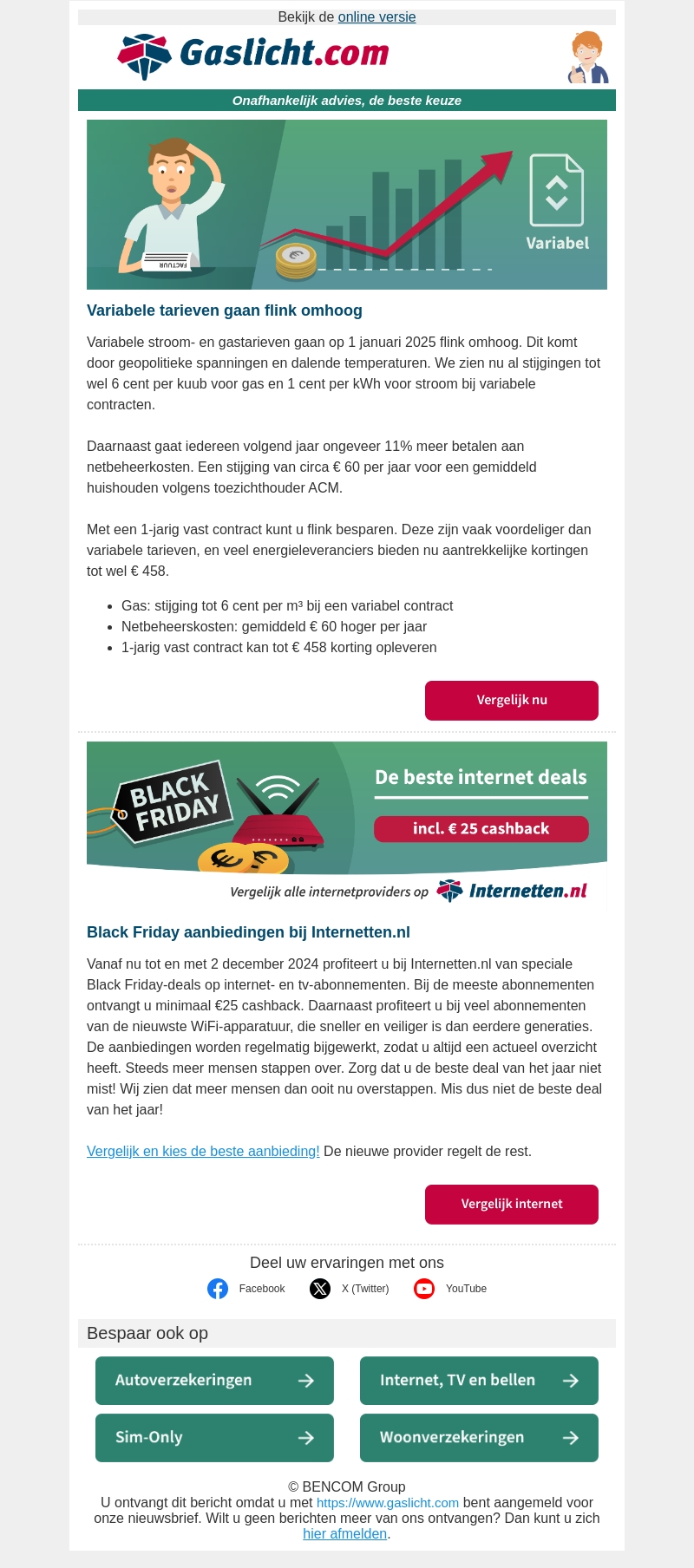 📈Variabele tarieven stijgen: Kies nu voor zekerheid 📈Variabele tarieven stijgen: Kies nu voor zekerheid