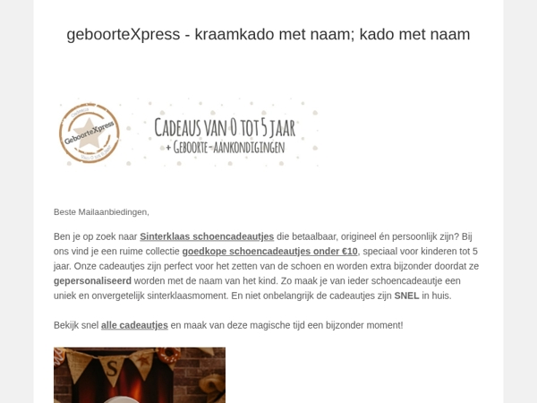 ❤️🎁 Sinterklaas schoencadeautjes mét naam onder €10, zo leuk! ❤️🎁
