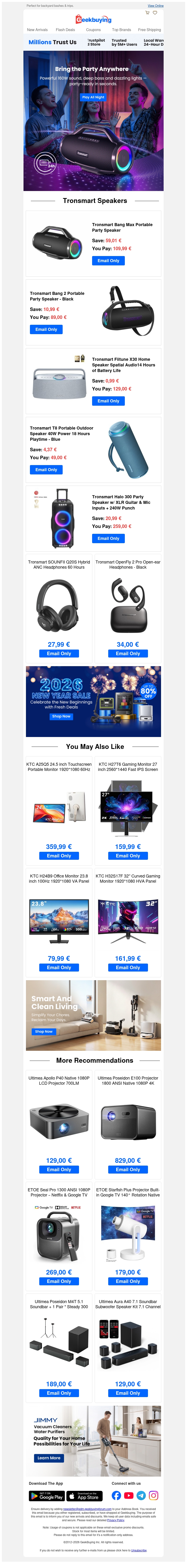 Limited Offer: ๐ท๏ธ Get the Tronsmart Bang Max โ Big Bass, Small Price!๐ Limited Offer: ๐ท๏ธ Get the Tronsmart Bang Max โ Big Bass, Small Price!๐