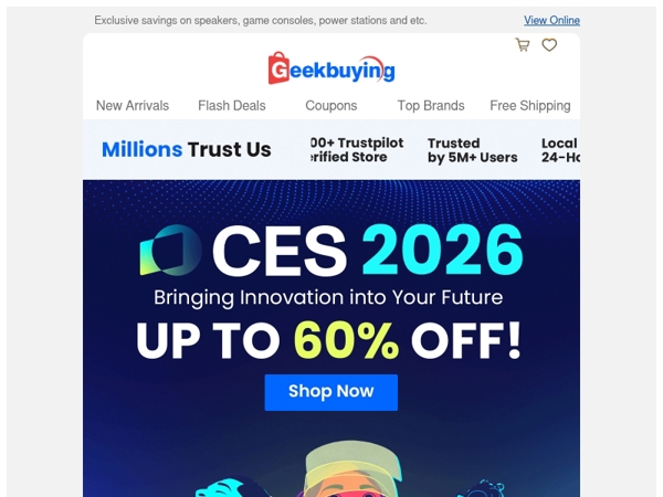 🔥 Bringing Innovation Into Your Future — CES Deals Inside. 🚀