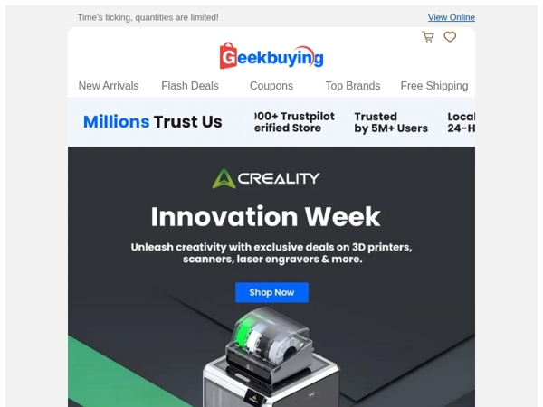 🎄 Creality Innovation Week Is Live!  Big Deals Inside! ✨