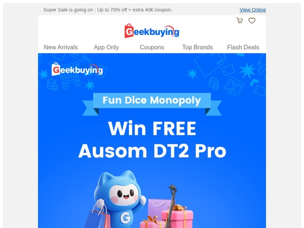  🎲 Play Dice Monopoly — Win a FREE Ausom DT2 Pro! 🛴
