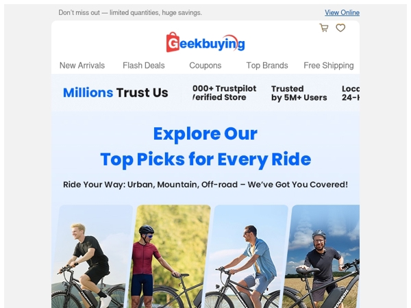 🎊 Ride Loud, Ride Fast — Flash Deals on Electric Rides! 🚲