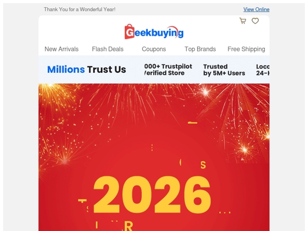 ✨ Wishing You a Joyful 2026! 🎉