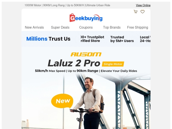 🔥 New Launch: Ausom Laluz 2 Pro E-scooter Is Here! 🛴