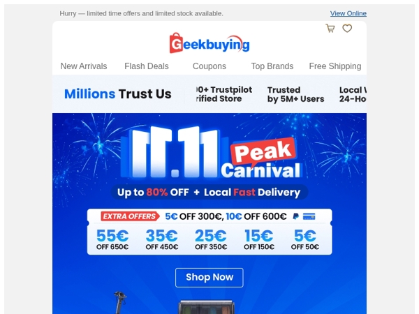 Up to 80% Off This 11.11 — Don’t Miss Out! ⏳