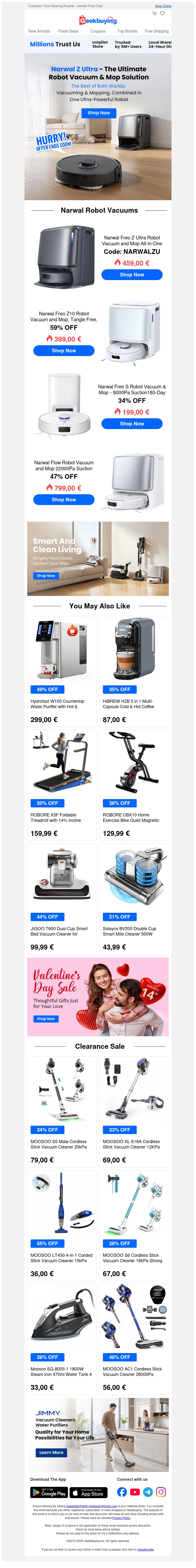 ๐ฏ Special Offer on Narwal Z Ultra Vacuums! ๐ ๐ฏ Special Offer on Narwal Z Ultra Vacuums! ๐