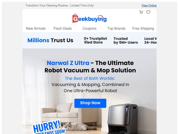 🎯 Special Offer on Narwal Z Ultra Vacuums! 🏠