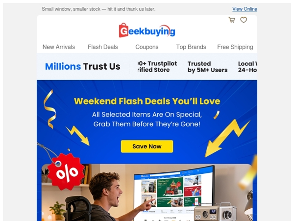 Hurry! Weekend Flash Sale Ends Soon... ⚡