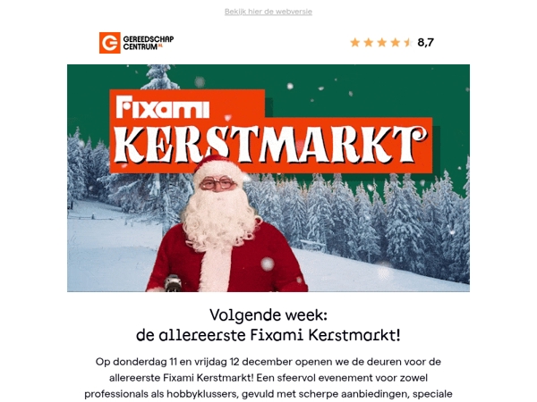 Fixami Kerstmarkt: ben jij erbij?