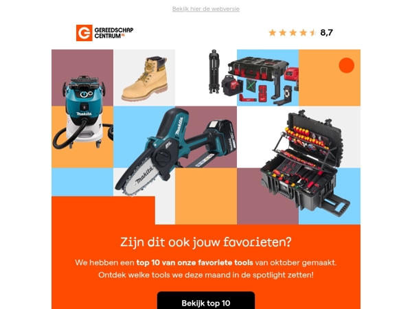 Onze top 10 favoriete tools van de maand