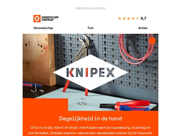 Knipex: Gereedschap dat blijft presteren