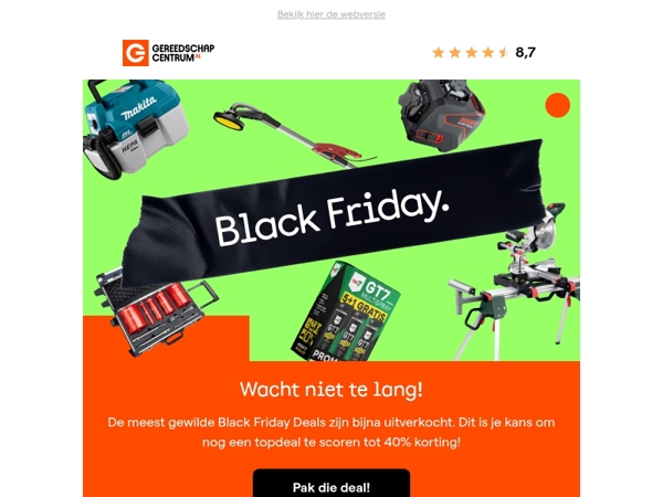 Deze topdeals gaan razendsnel!