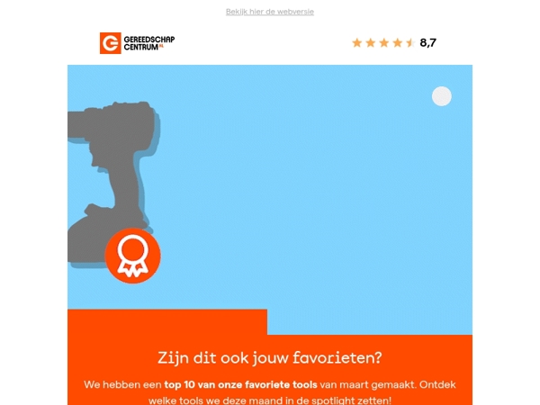 Onze top 10 favoriete tools van de maand